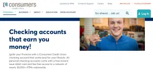 Consumers Credit Union Checking account